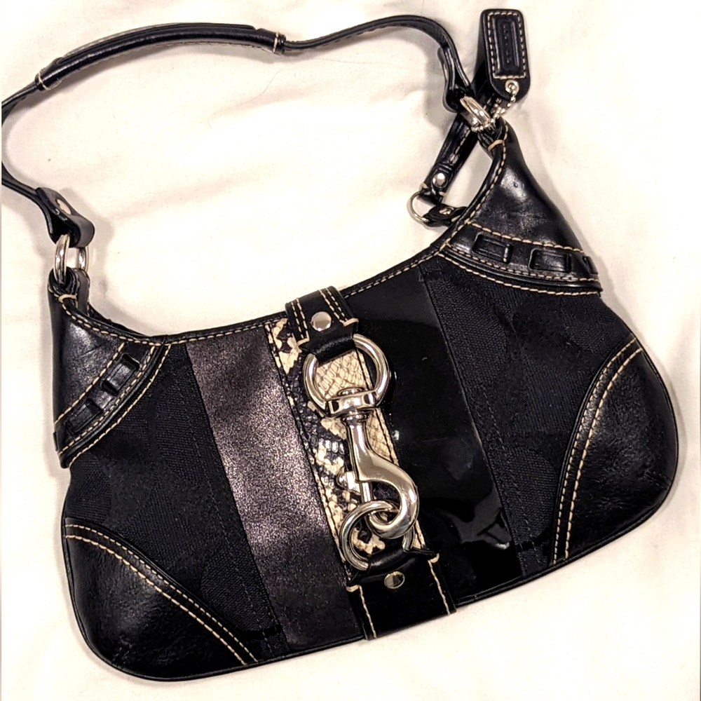 Coach Bag - Python and Canvas